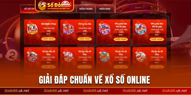 Giải đáp chuẩn về xổ số online 
