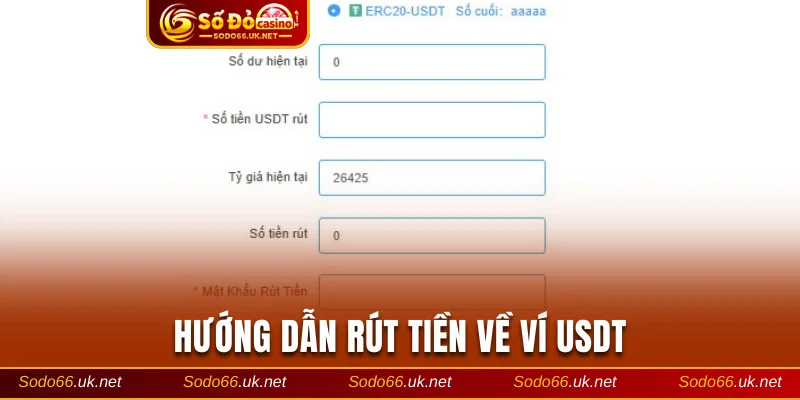 Hướng dẫn rút tiền về ví USDT an toàn, chuẩn xác