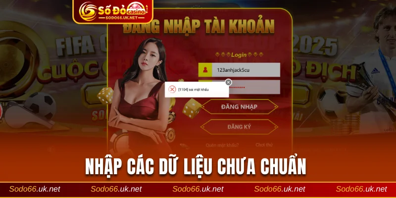 Nhập các dữ liệu chưa chuẩn 